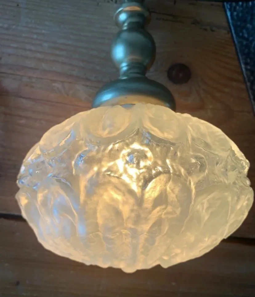 Baladeuse en verre bi-texture années 70 — vue 3