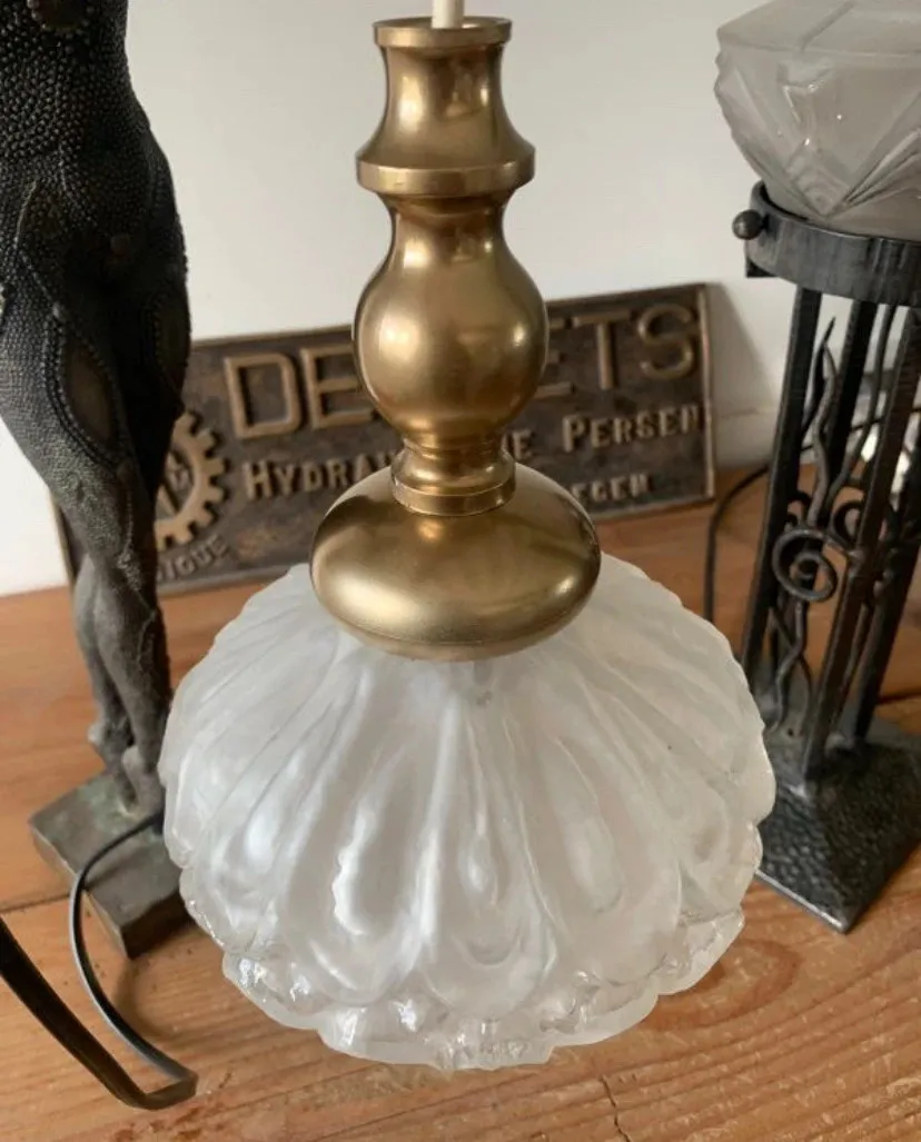 Baladeuse en verre bi-texture années 70 — vue 5