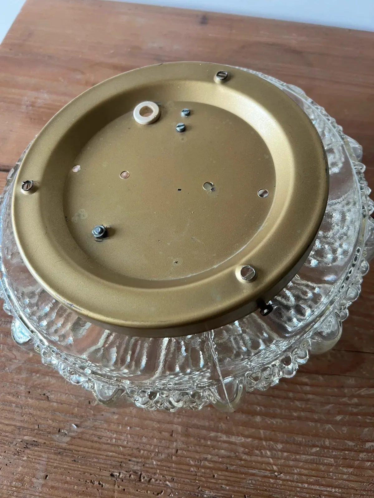 Plafonnier verre bullé oursin 1965/70 — vue 5