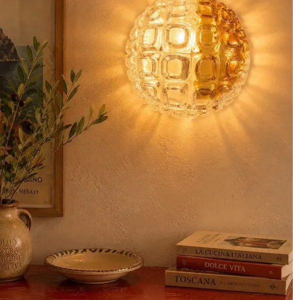 Applique ou lampe à poser Mazzega Murano 1970