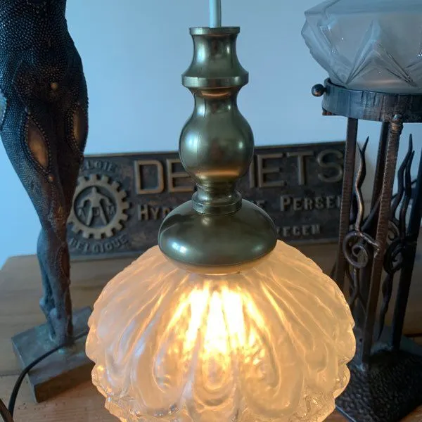 Baladeuse Verre bi texture 1970