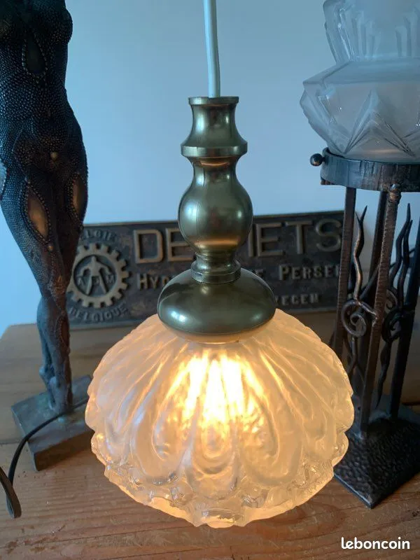 Baladeuse Verre bi texture 1970