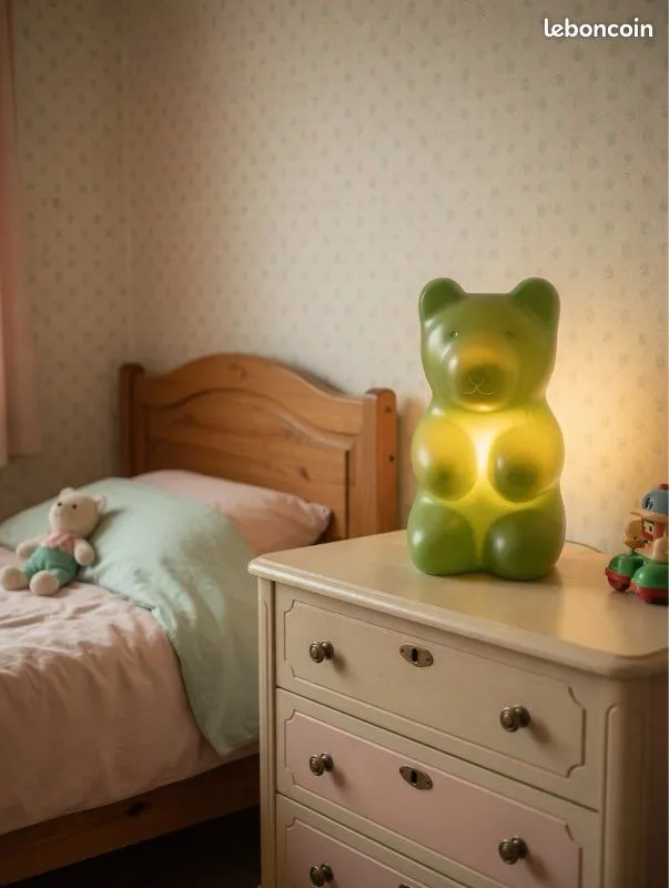 Lampe bureau Gummy Bear de la marque HEICO 1990 grand modèle
