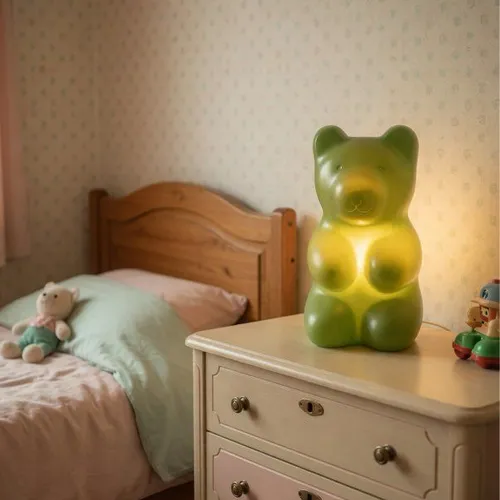 Lampe bureau Gummy Bear de la marque HEICO 1990 grand modèle