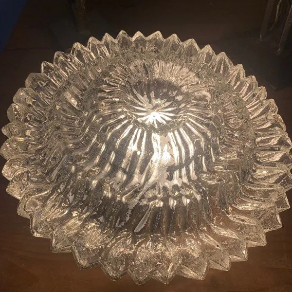 Luminaire verre 1970