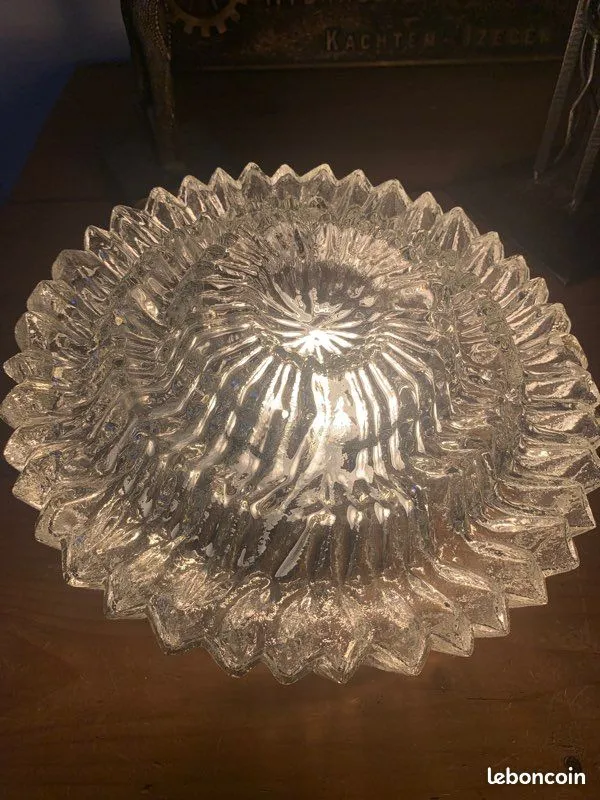 Luminaire verre 1970