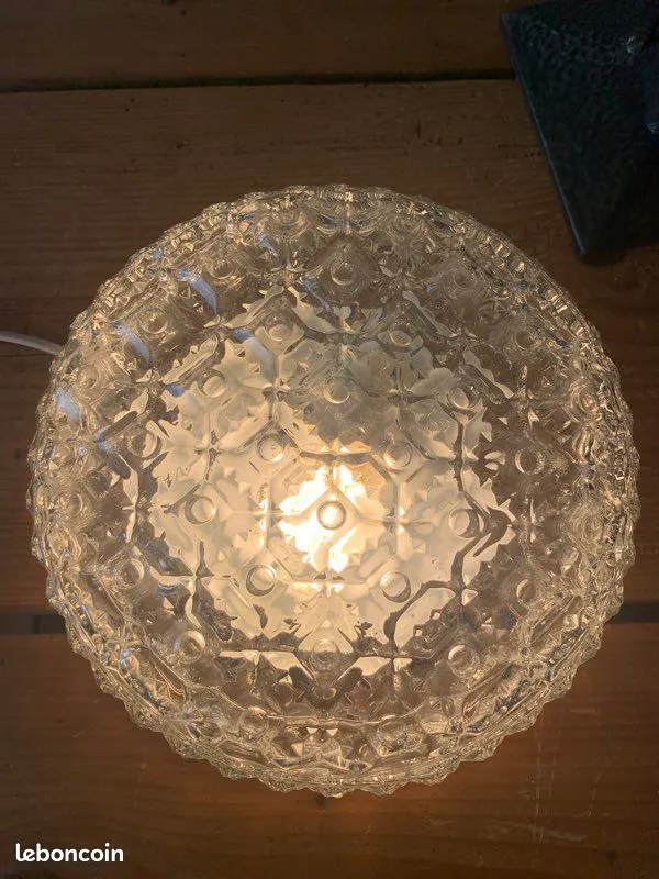 Plafonnier applique années 70